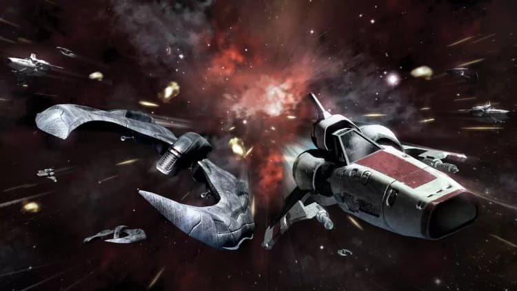 Battlestar Galactica: Blood & Chrome Poster